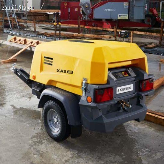 ATLAS COPCO XAS98KD 186 CFM Portable Diesel Mobile Air Compressor