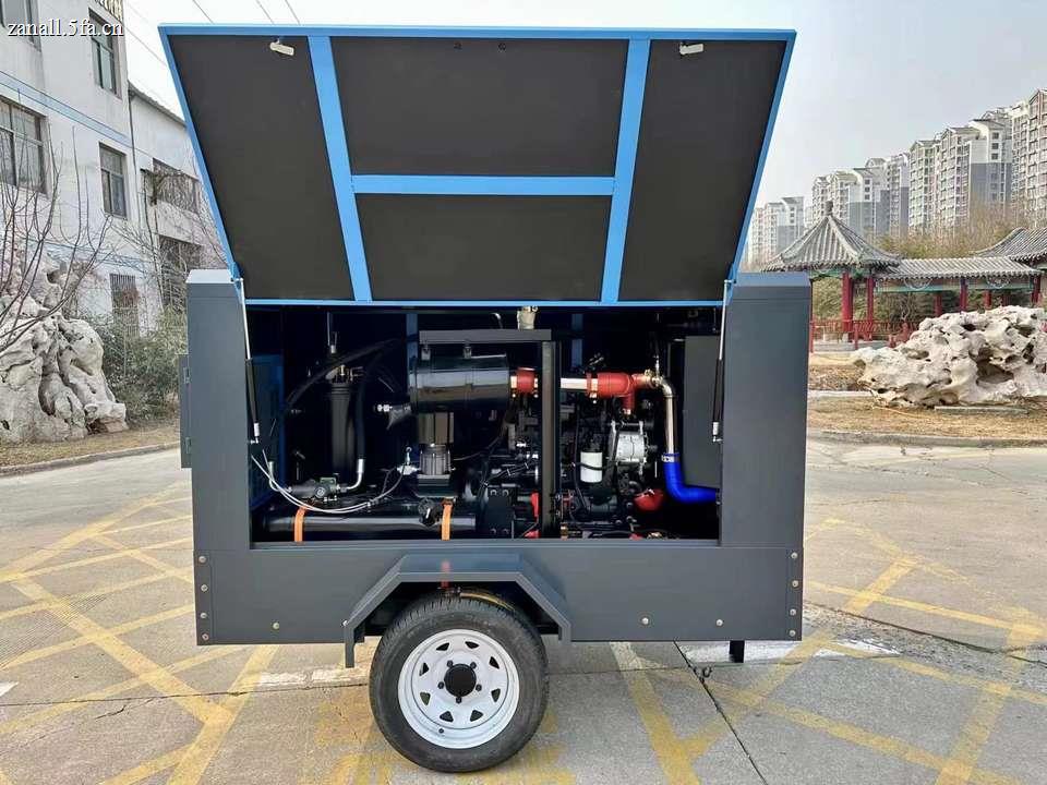 21Bar Screw Diesel Air Compressor 185 CFM Portable Mining Jack Hammer